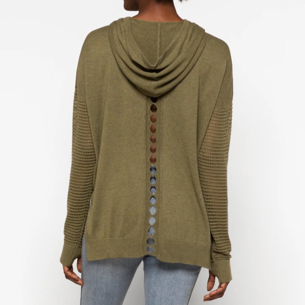 Stitches and Stripes hooded sweater